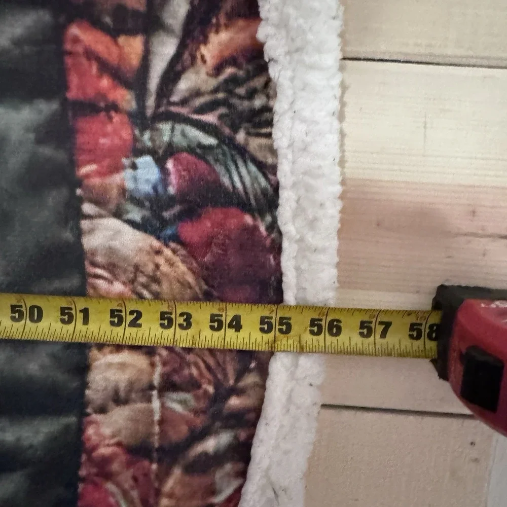 Sleeping‎ Cats Sherpa Fleece Blanket Patchwork Kitten Print Oversized Cozy Throw